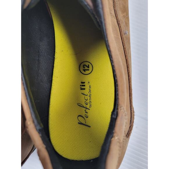 Gravity Defyer G-Defy Mens 12 Dugan Tan Nubuck Comfort Casual Leather Shoes - Picture 10 of 11